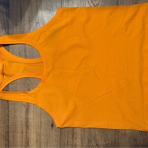 Lululemon Swiftly Orange Racerback Tank Top